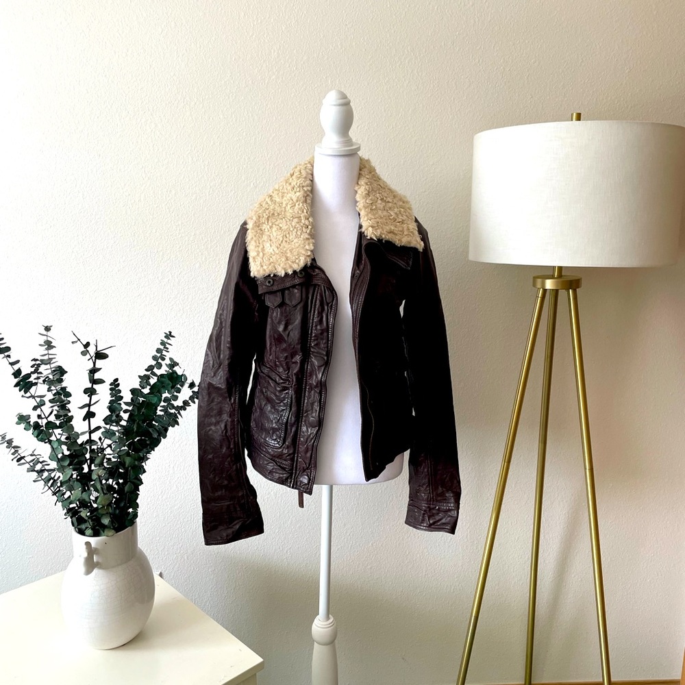Abercrombie Leather Jacket